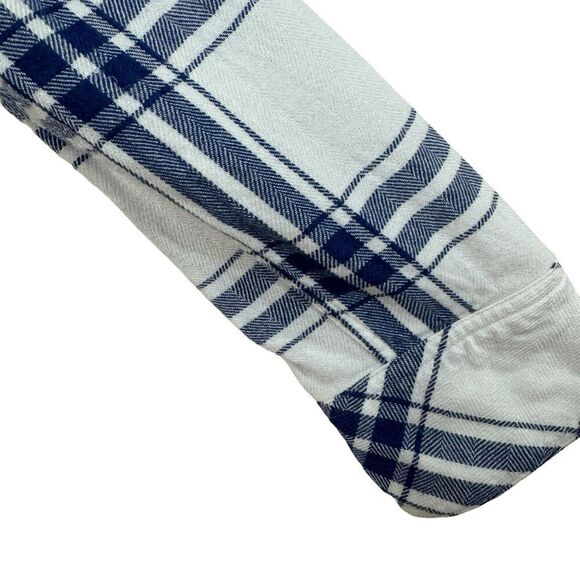 Rails Medium Button Front Hunter Sapphire Flannel Shirt Long Sleeve Womens - Picture 10 of 16